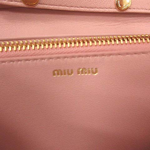 miumiu ピンク ショルダーウォレット Amazon | [ミュウミュウ] 三つ折り財布 マテラッセ ミニ財布 ピンク