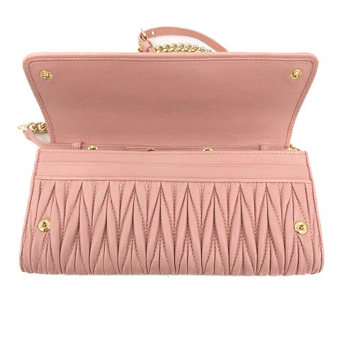 ミュウミュウ miumiu ショルダーウォレット 長財布 チェーン 