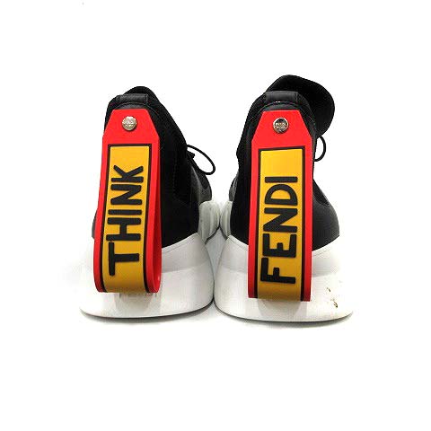 フェンディ Fendi スニーカー ローカット ロゴ ストラップ 9 黒 Yi11 メンズ 170 ベクトルパーク