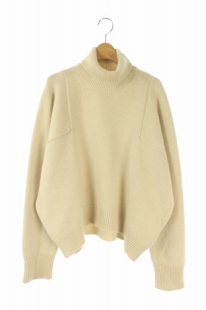 セリーヌ CELINE ニット セーター 長袖 タートルネック チャンキー S