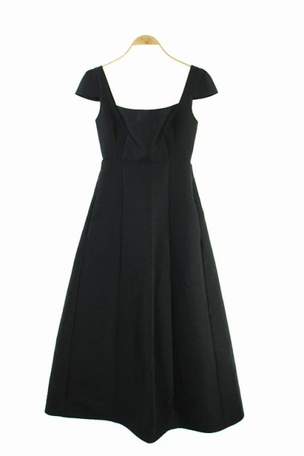 ヴィカガジンスカヤ Vika Gazinskaya ワンピース 半袖 ロング 34 黒 Mn Os レディース 170 ベクトルパーク