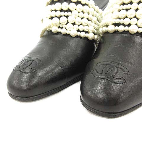 シャネル CHANEL ミュール サンダル パール ハイヒール ココ シャネル CHANEL ミュール サンダル パール ハイヒール ココ