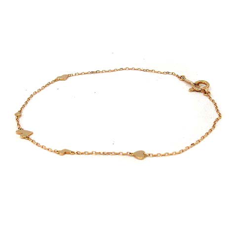 アーカーブラン ahkah blanc ブレスレット K18 750 シャボンハート  