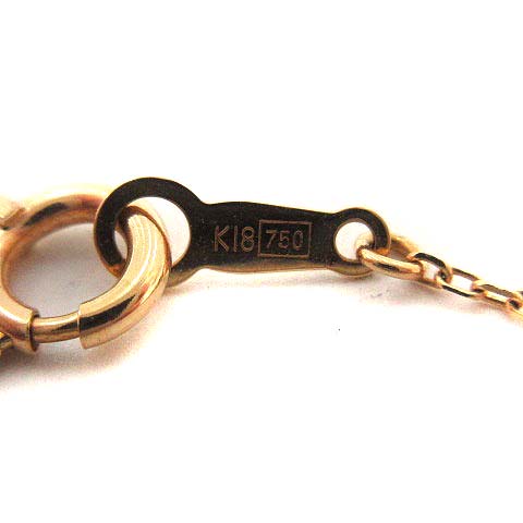 アーカーブラン ahkah blanc ブレスレット K18 750 シャボンハート  