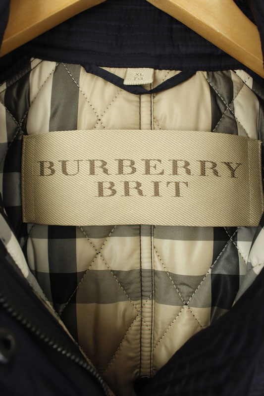 バーバリーブリット BURBERRY BRIT コート キルティング ジップアップ 