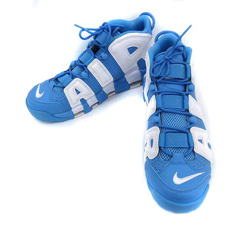 ナイキ Nike スニーカー ハイカット Air More Uptempo 96 エアモアアップテンポ モアテン 28 白 青 ホワイト ブルー 401 Kh メンズ 170 ベクトルパーク