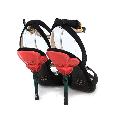 プラダ PRADA サンダル チューリップヒール ハイヒール