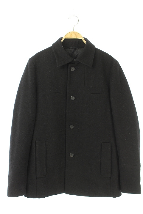 カルバンクライン Calvin Klein コート ウール混 L 黒 Hh Os メンズ 170 ベクトルパーク