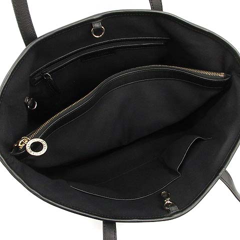 ブルガリ Bvlgari トートバッグ ショルダー レザー S Bulgari 黒 ブラック Tu メンズ 170 ベクトルパーク