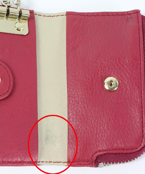 ポールスミス PAUL SMITH キーケース ハートプル 4連 レザー ピンク