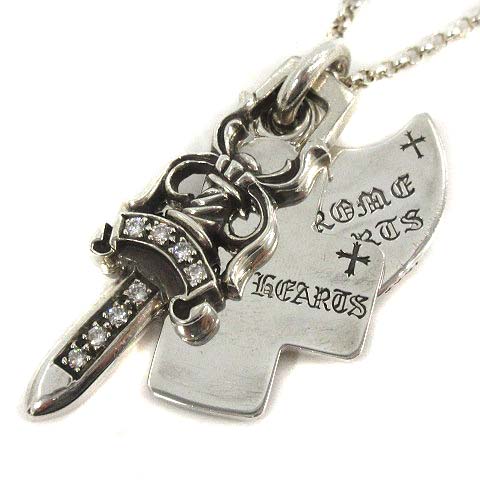 クロムハーツ CHROME HEARTS ネックレス ペンダント 3トリンケッツ 
