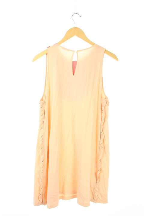 miu miu ノースリーブ ピンク フリル ワンピース 楽天市場】ミュウミュウ miumiu（カラーピンク）（ワンピース