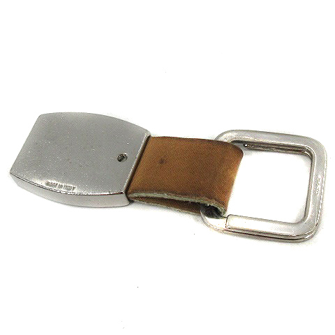 極美品 グッチ キーホルダー キーリング バンブー 竹 シルバー