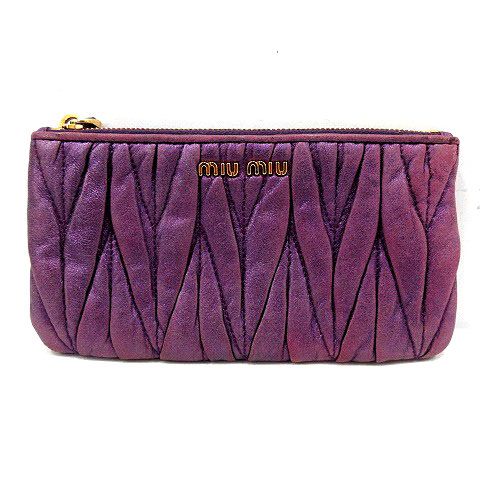 miu miu パープル ポーチ Miu Miu Purple Crossbody Bag ○ Labellov ○ Buy and Sell Authentic