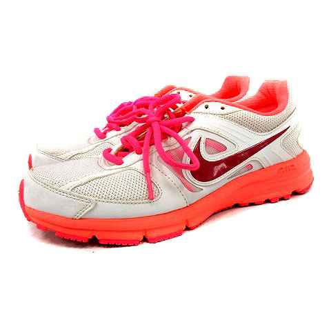 ナイキ Nike スニーカー ロゴ エアリレントレス 24 5 白 オレンジ ピンク 101 Sr24 レディース 170 ベクトルパーク