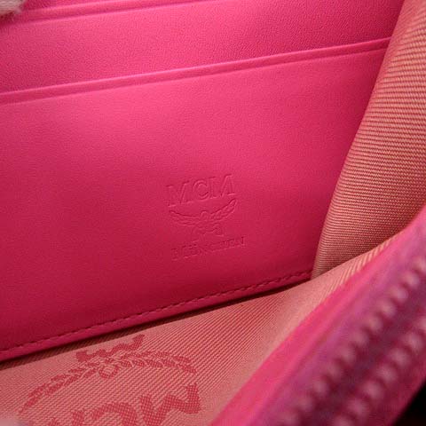 エムシーエム MCM 長財布 ラウンドファスナー ビセトス柄 レザー