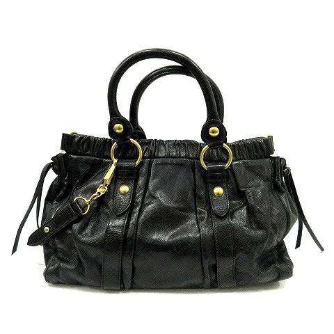 ミュウミュウ miumiu バッグ ショルダー ハンド 2way レザー VITELLO
