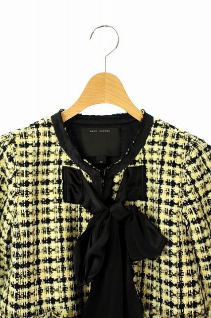 マークジェイコブス MARC JACOBS ノーカラージャケット ニット 