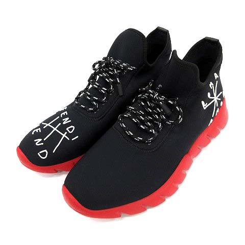 フェンディ FENDI スニーカー ルバーロゴパッチ ソックスウェーブ  