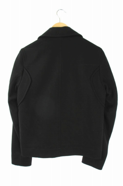 ディオールオム Dior HOMME 11AW ピーコート Pコート ショート 44 黒