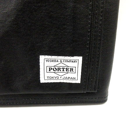 ポーター PORTER 手帳カバー ほぼ日手帳 Tool Pocket ロゴ 黒 ブラック