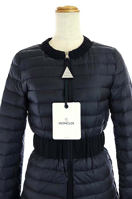 未使用品 モンクレール MONCLER 18SS HODENITE ノーカラーダウンコート 