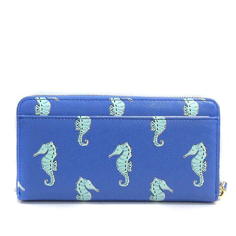 ケイトスペード KATE SPADE 長財布 ラウンドファスナー Adventure Blue 