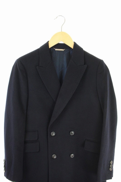 ビューティフルピープル Beautiful People Loro Piana 17aw チェスターコート カシミヤ混 キッズ ジュニア 150 黒 ブラック Es Os キッズ 170 ベクトルパーク