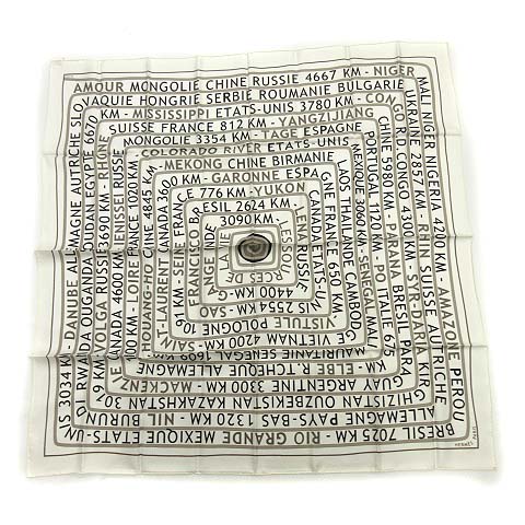 エルメス HERMES スカーフ カレ90 LES SOURCES DE LA VIE 生命の源  