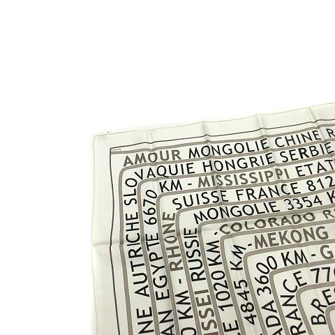 エルメス　カレ90 LES SOURCES DE LA VIE 生命の源 Q エルメス カレ90 LES SOURCES DE LA VIE 生命の源 スカーフ シルク