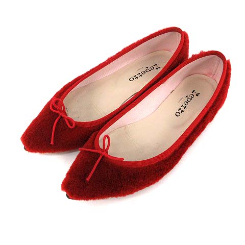 お値下げ中！レペット赤バレエシューズ37