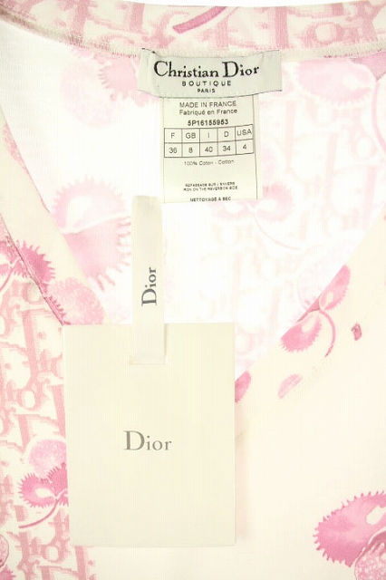 未使用品 クリスチャンディオール Christian Dior Tシャツ カットソー 