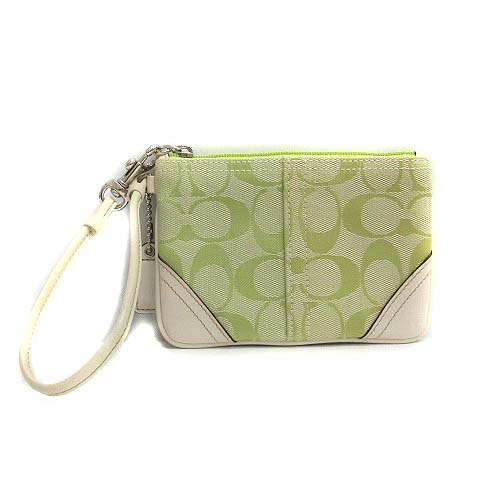 コーチ リストレット グリーン COACH コーチダブルジップリスト
