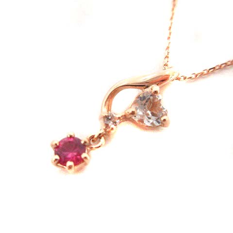 サマンサティアラ Samantha Tiara ネックレス ペンダント K10 トパーズ 
