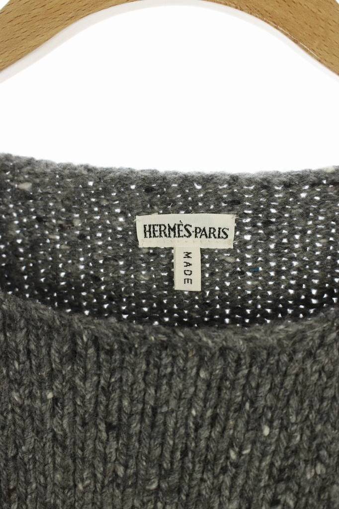 エルメス HERMES マルジェラ期 ニット セーター カシミヤ 長袖 ME  