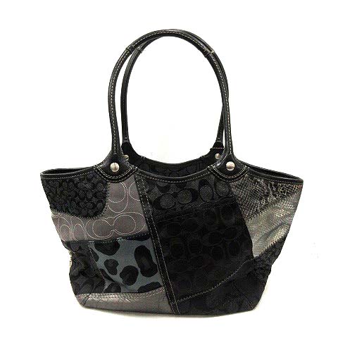 コーチ COACH バッグ トート ハンド パッチワーク ブリーカー 