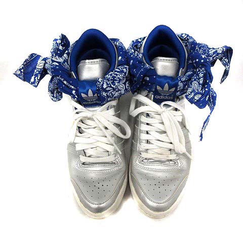 アディダスオリジナルス Adidas Originals スニーカー ローカット トップ テン ハイ スリーク ボウ バンダナ Top Ten Hi Sleek Bow Bandana 24cm シルバー色 青 G960 Yi12 レディース 170 ベクトルパーク アディダスオリジナルス Adidas Originals スニーカー ローカット トップ テン ハイ スリーク ボウ バンダナ Top Ten Hi Sleek Bow Bandana 24cm シルバー色 青 G960 Yi12 レディース 170 ベクトルパーク