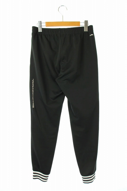 アディダス adidas パンツ ジャージ テーパード ライン入り 裾