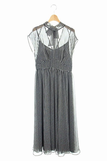 ケイトスペード KATE SPADE ワンピース ロング フレンチスリーブ 