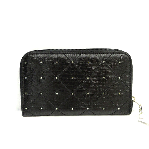 レスポートサック LesportSAC 長財布 ラウンドファスナー ビジュー装飾