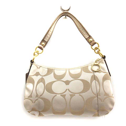 コーチ COACH バッグ ハンド ワンハンドル サテングルーヴィ ポピー 