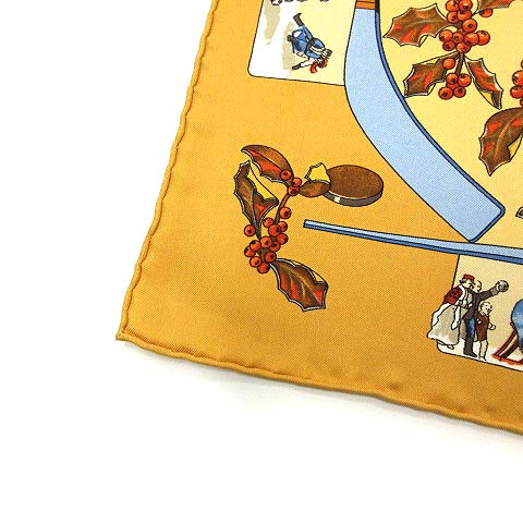 エルメス HERMES スカーフ プチカレ neige d'antan 去年の雪 シルク