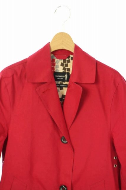 マッキントッシュ Mackintosh チェスターコート 32 赤 Kn Os レディース 170 ベクトルパーク