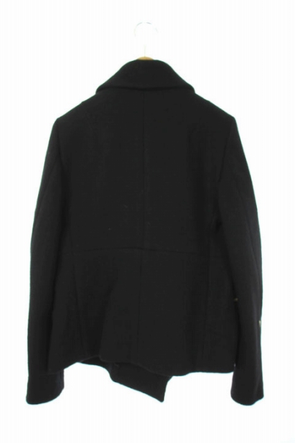 クロエ CHLOE コート ライダース ジップアップ ウール 36 黒 /KN □OS 