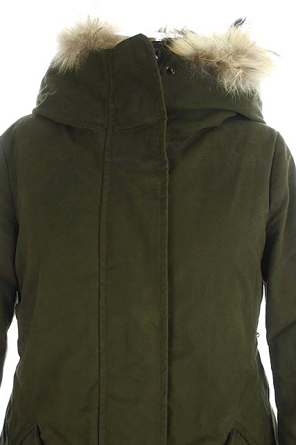 モンクレール MONCLER EVANTHIA ダウンコート モッズコート ジップ 