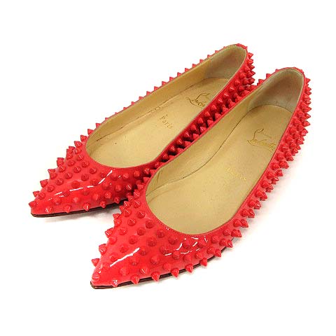 クリスチャンルブタン Christian louboutin パンプス フラットシューズ 