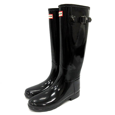 HUNTER ハンター レイン ブーツ 長靴 ブラック UK5 HUNTER - ハンター