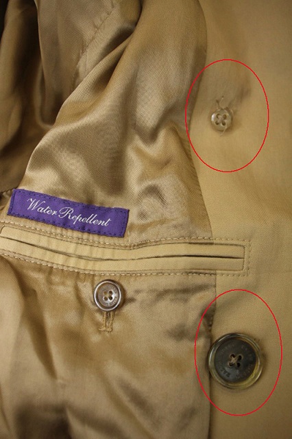 ラルフローレン パープルレーベル RALPH LAUREN PURPLE LABEL トレンチ