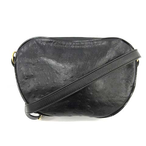 フェンディ FENDI ショルダーバッグ オーストリッチ型押し フェンディ FENDI ショルダーバッグ オーストリッチ型押し