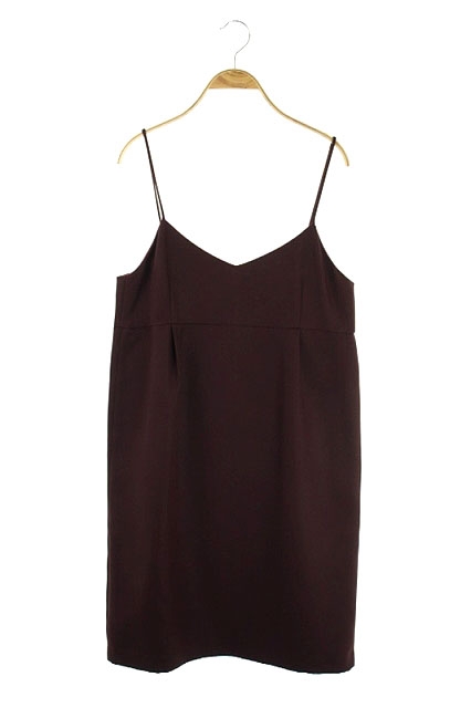 アナトリエ Anatelier ワンピース キャミ 膝丈 38 ボルドー Ao Os レディース 170 ベクトルパーク